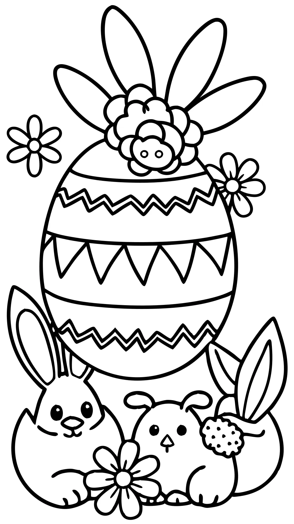 coloriages pour Pâques imprimables